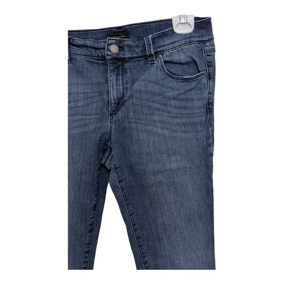 Ann Taylor Modern Skinny Mid Rise Medium Wash Jeans Denim Size 8 - Picture 2 of 4